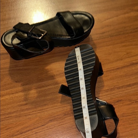 Call It Spring Black Sandals with Strappy Design - Picture 3 of 7